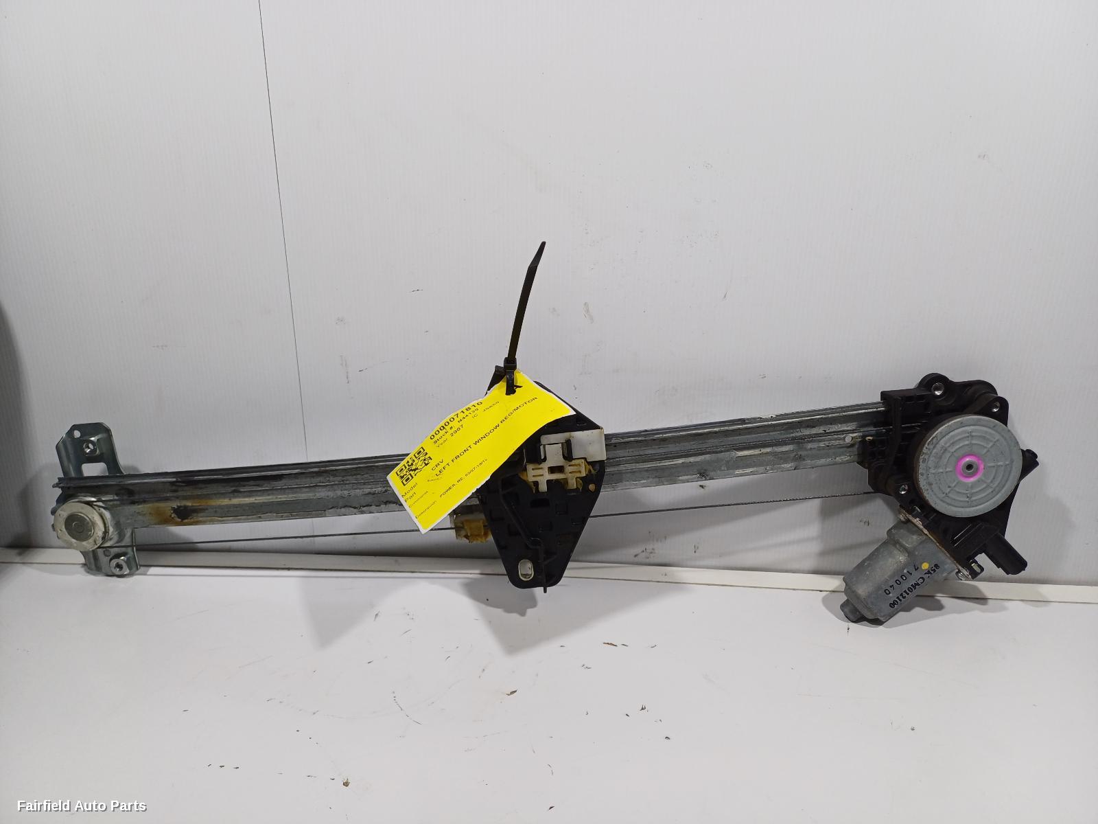 2007-2012 Honda Crv Left Front Window Reg Motor