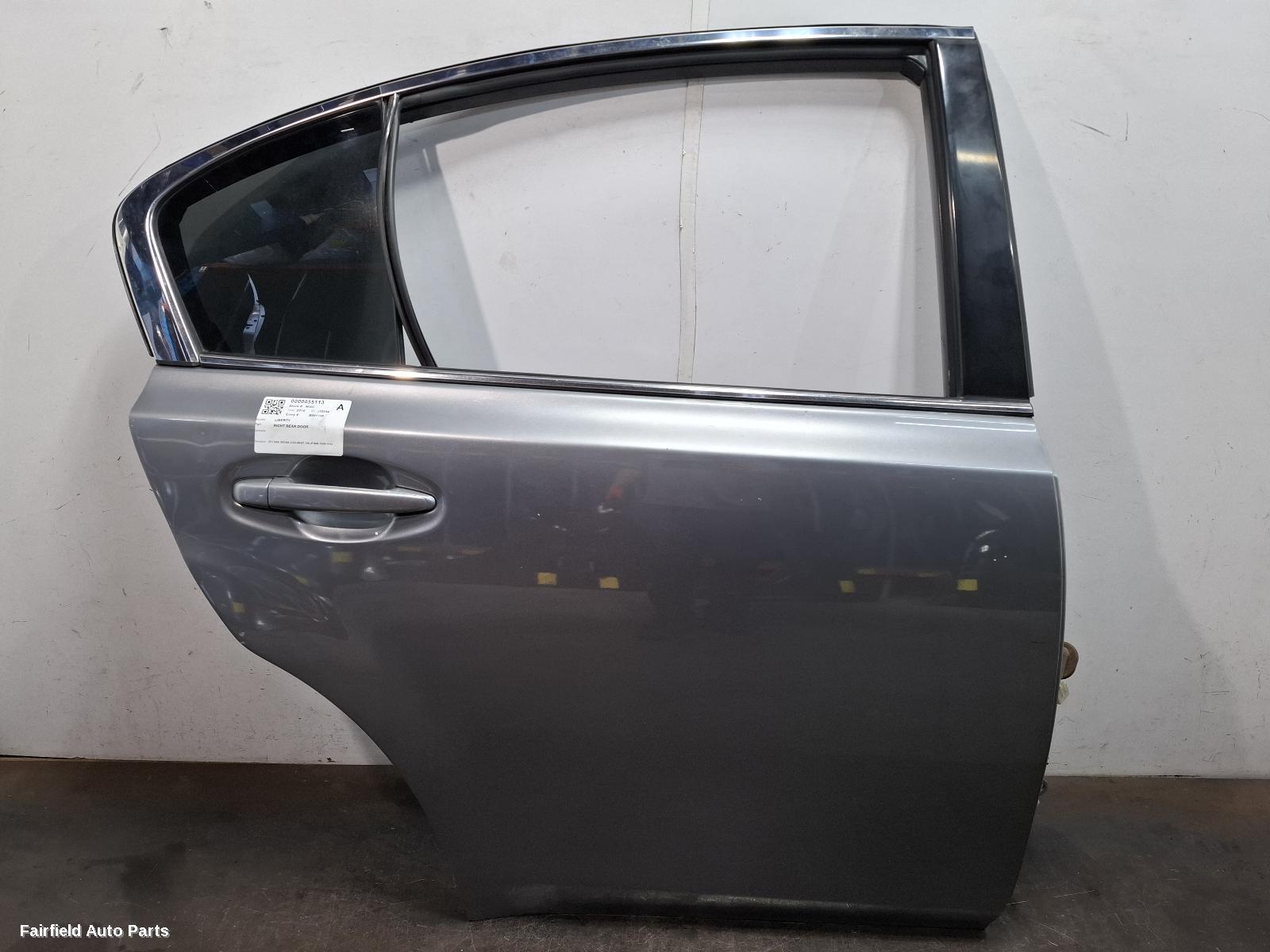 2009-2014 Subaru Liberty Right Rear Door Sliding