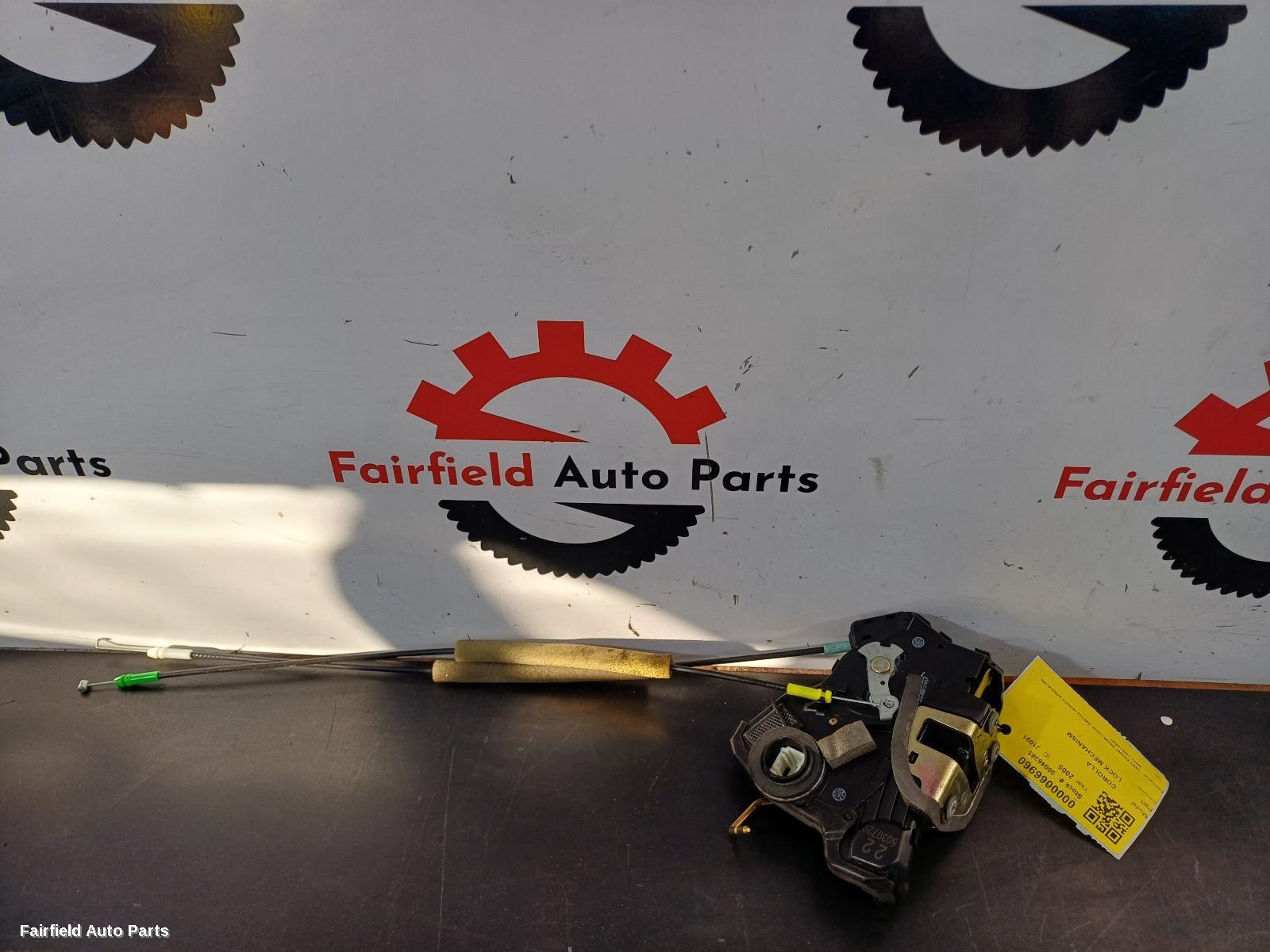 2001-2007 Toyota Corolla Door Boot Gate Lock