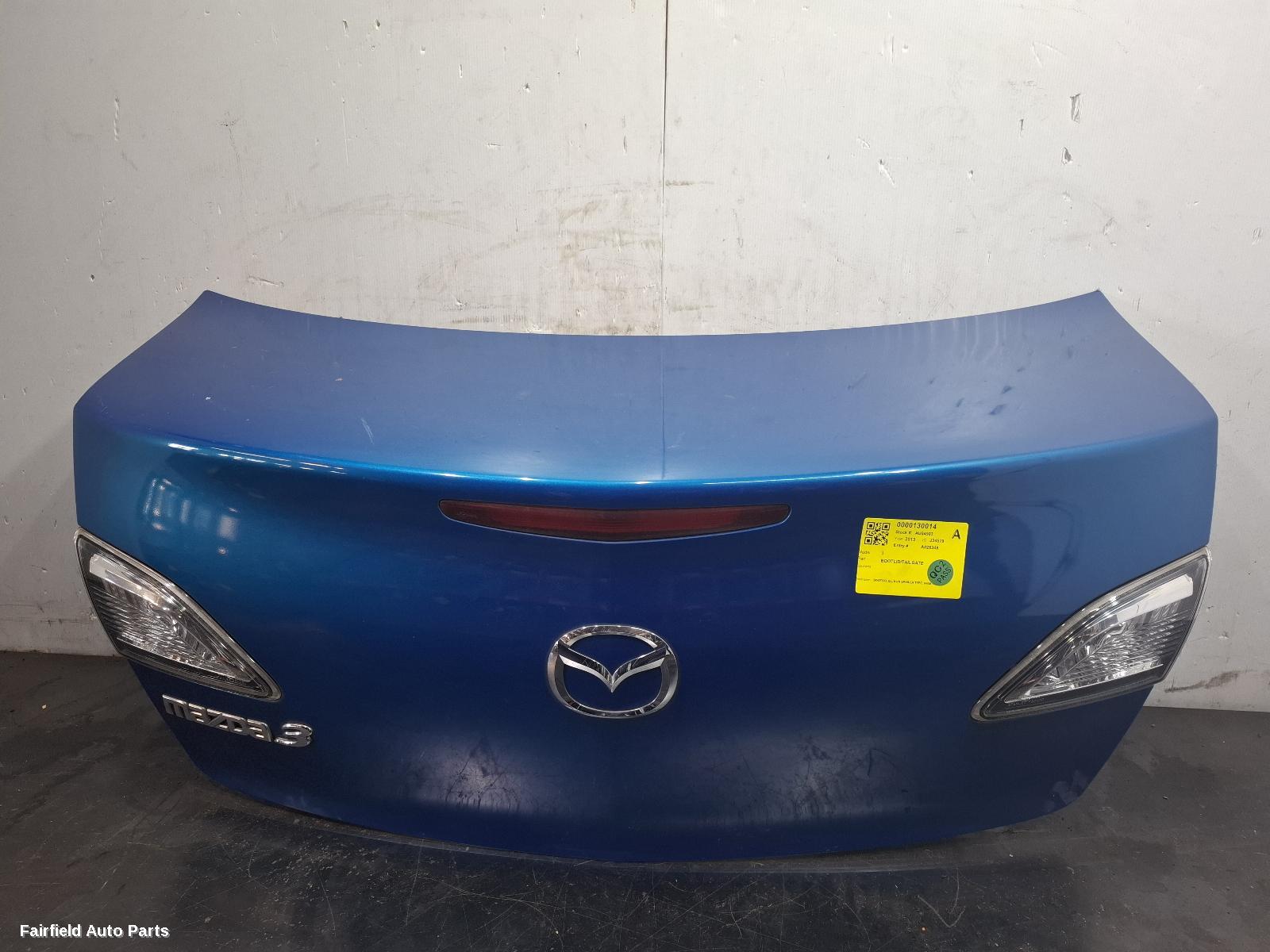 2009-2013 Mazda 3 Bootlid Tailgate