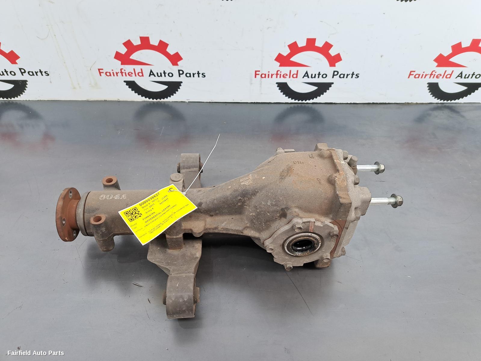 2011-2012 Subaru Forester Differential Centre