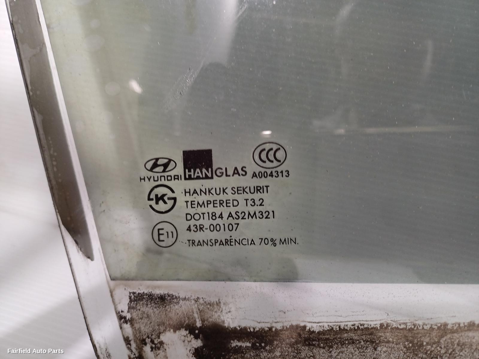 2002-2011 Hyundai Getz Right Front Door Window