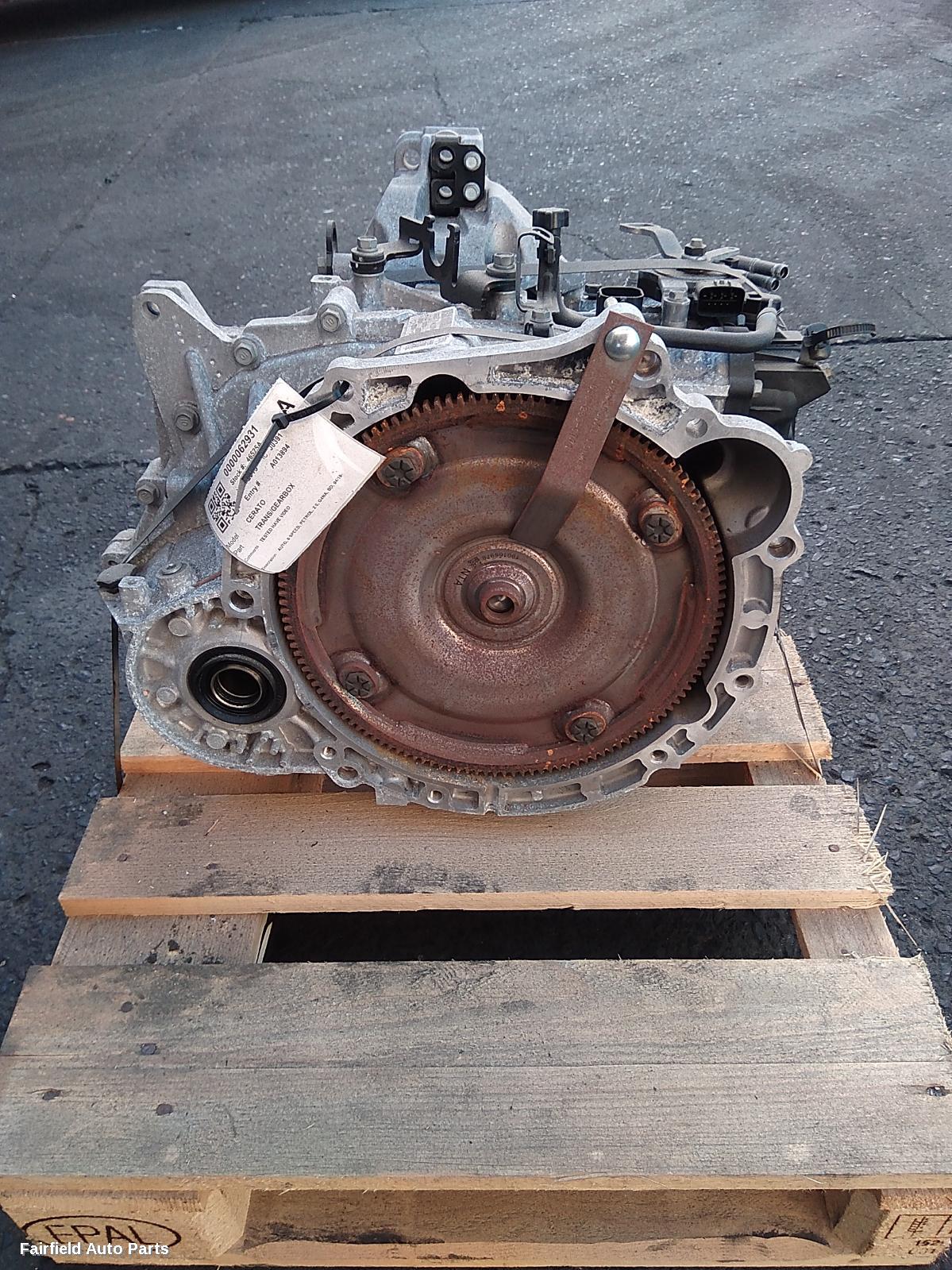2018-2024 Kia Cerato Trans Gearbox