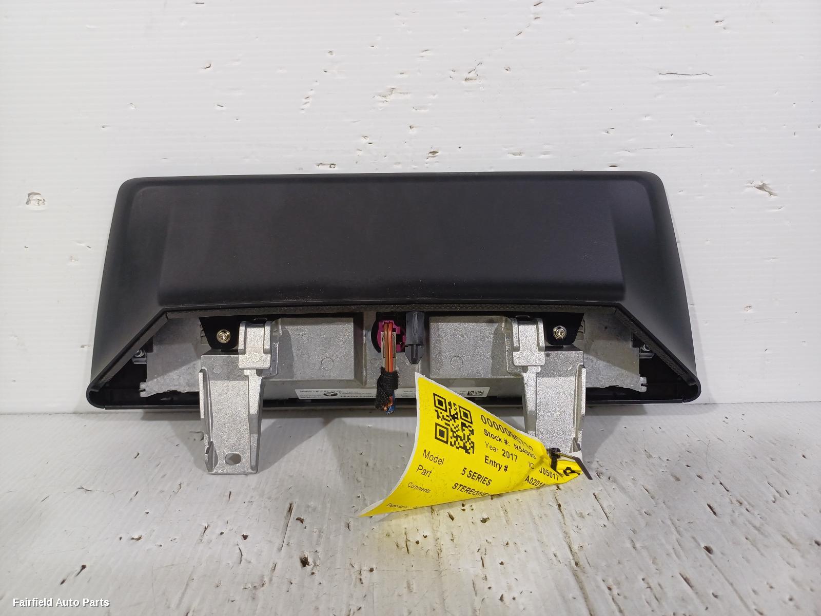 2017-2023 Bmw 5 Series Radio Cd Dvd Sat Tv