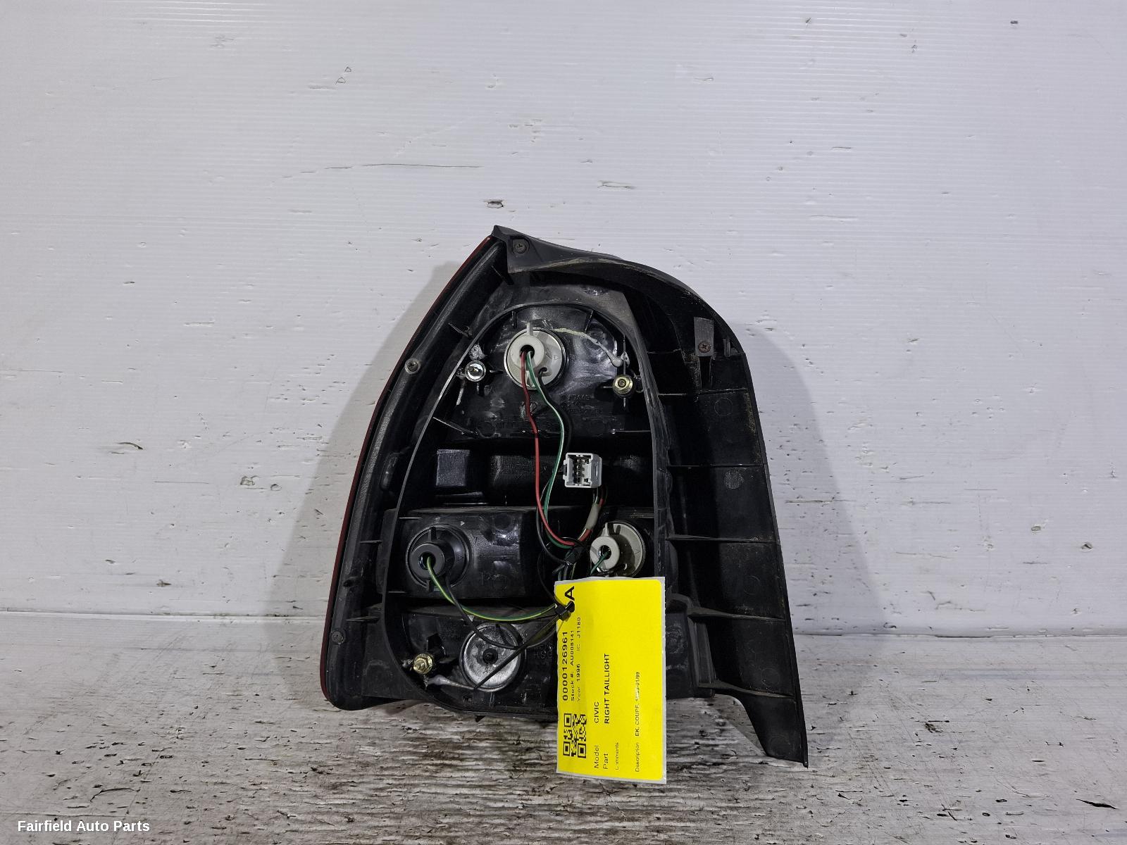 1995-1999 Honda Civic Right Taillight