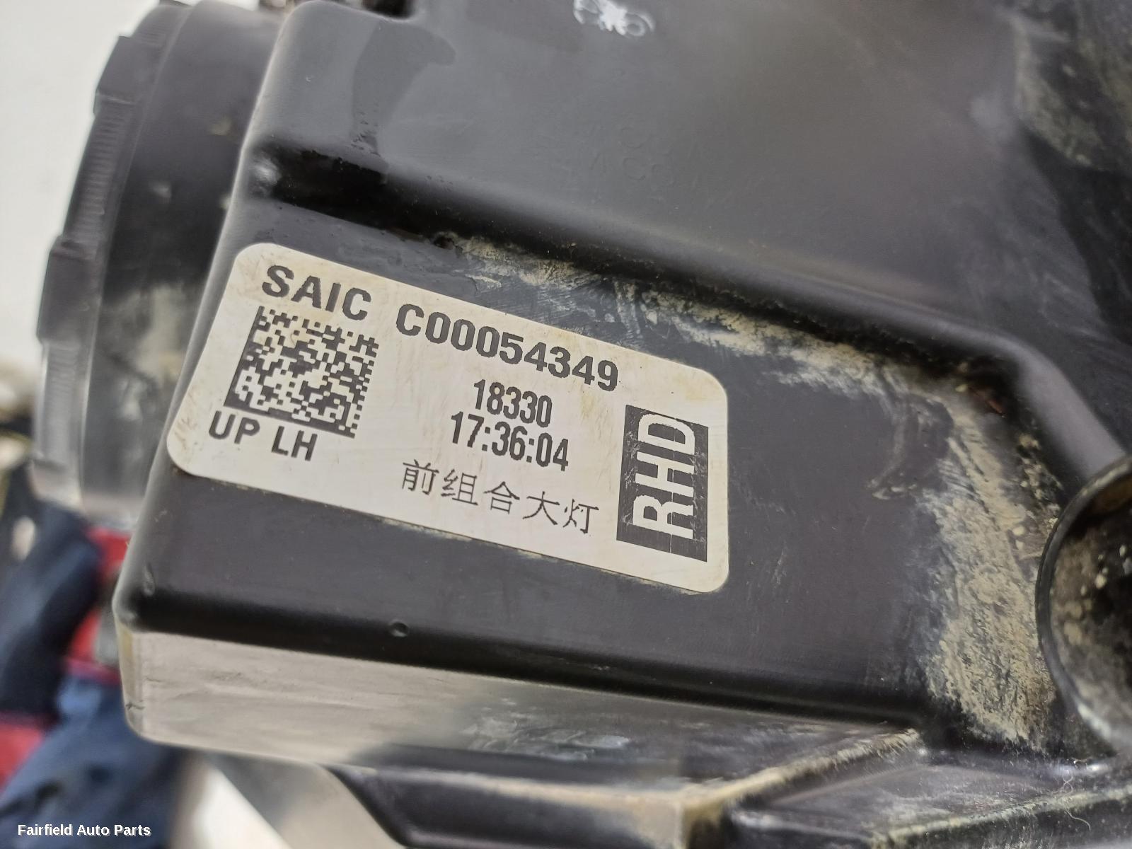 2017-2021 Ldv T60 Left Headlamp