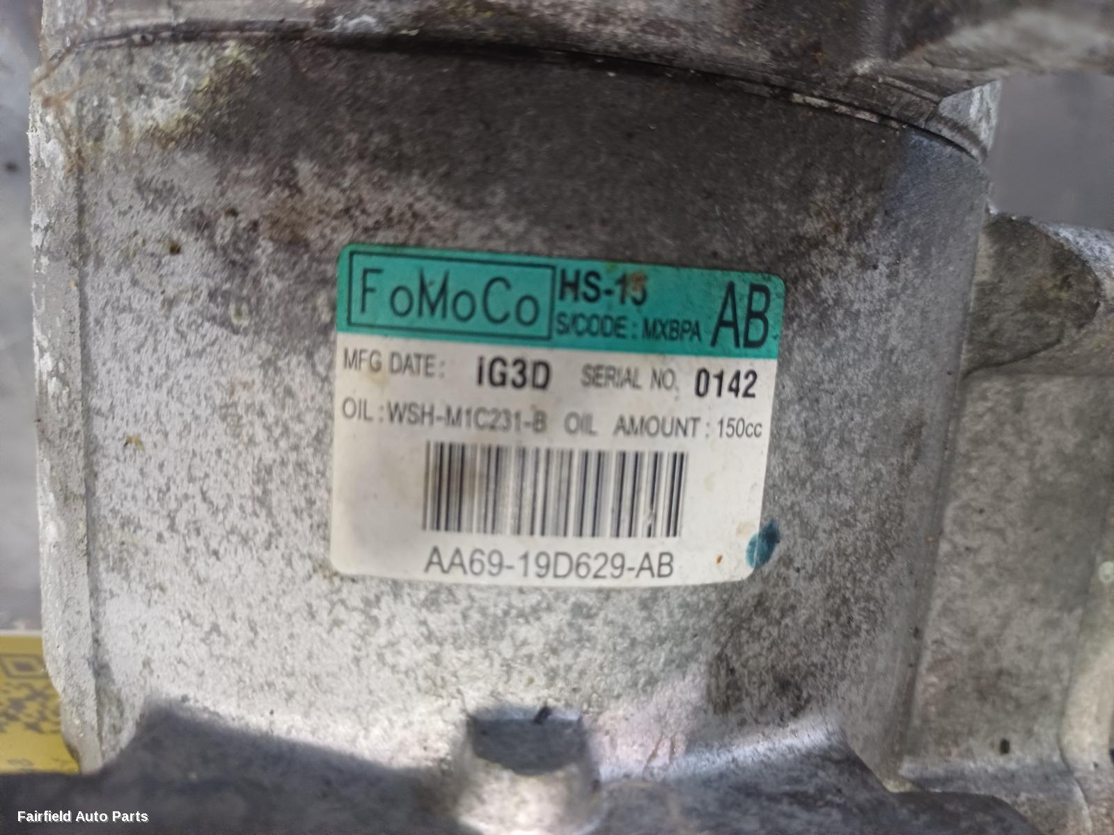 2013-2019 Ford Fiesta A C Compressor