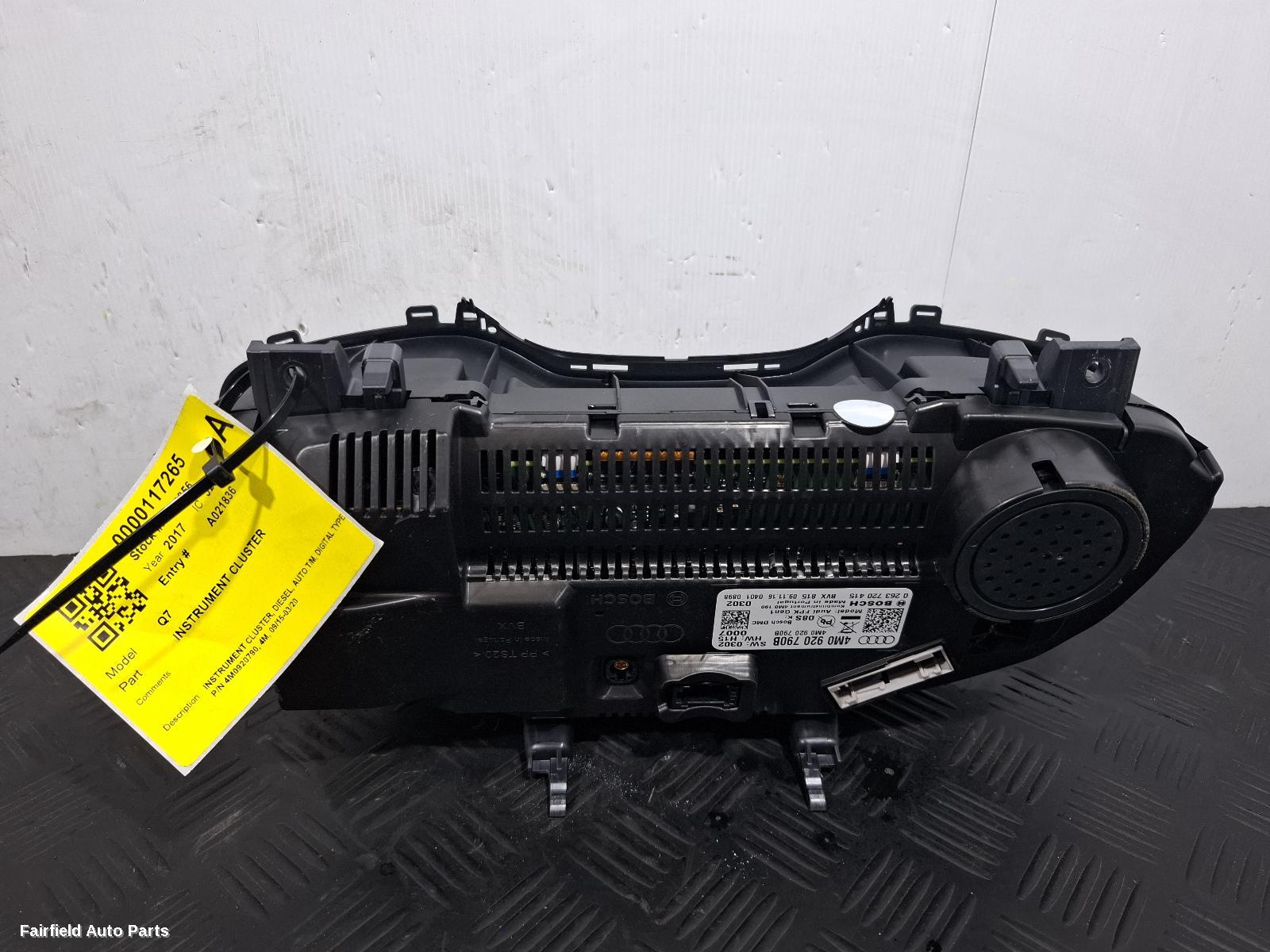 2015-2020 Audi Q7 Instrument Cluster