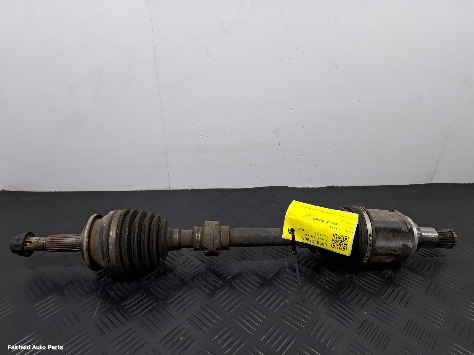 2012-2018 Toyota Rav4 Left Driveshaft