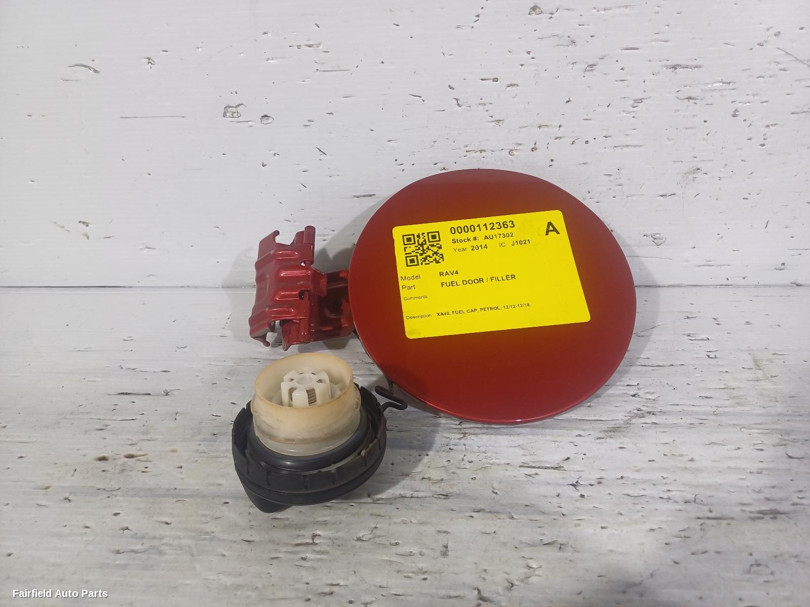 2012-2018 Toyota Rav4 Fuel Door Filler