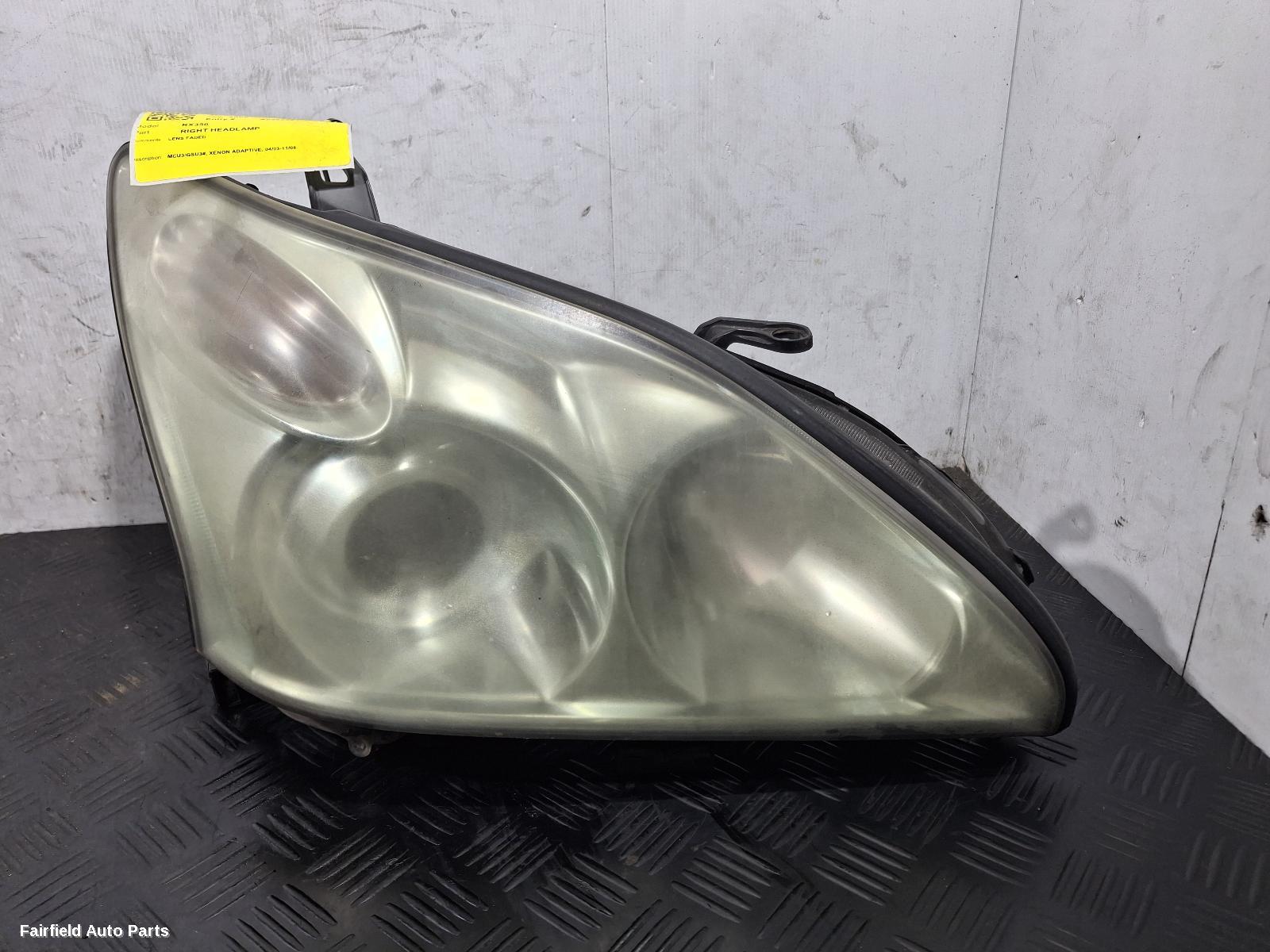 2003-2008 Lexus Rx Series Right Headlamp