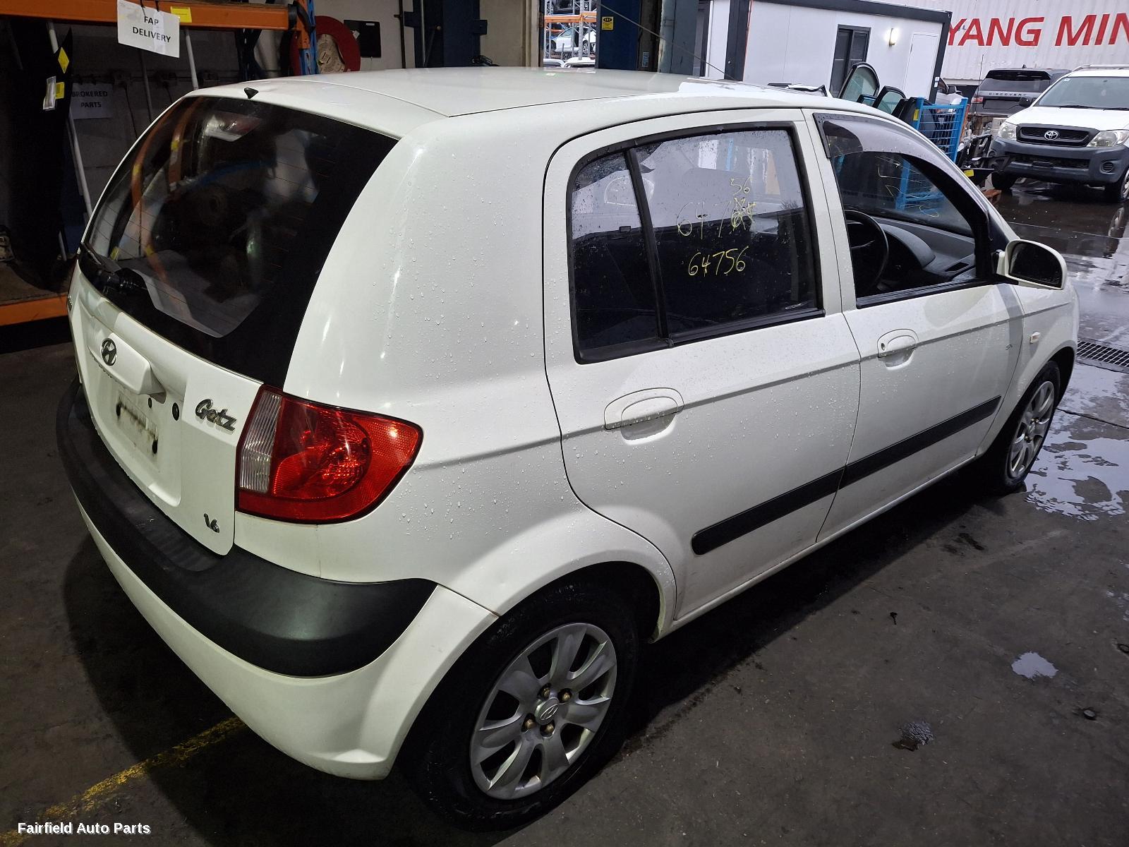 2011 Hyundai Getz Parcel Shelf Cargo Blind