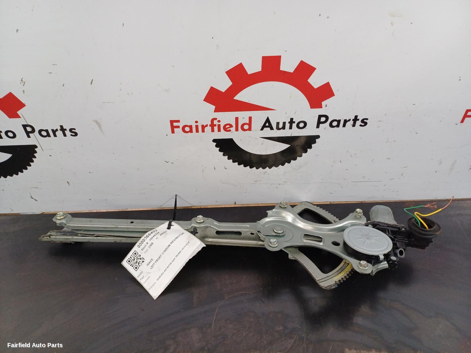 2005-2019 Toyota Hiace Left Front Window Reg Motor