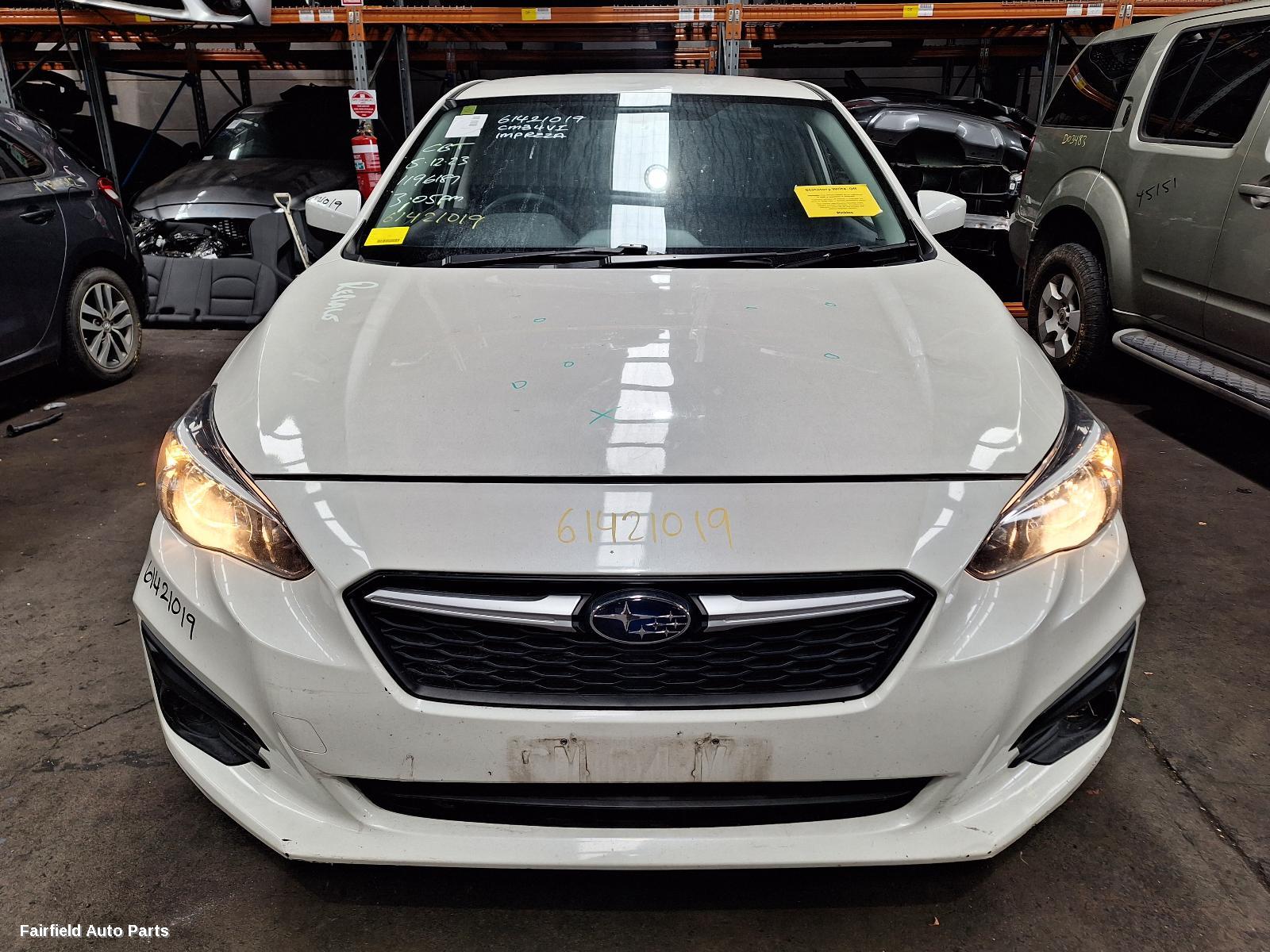 2017 Subaru Impreza Left Front Door Window