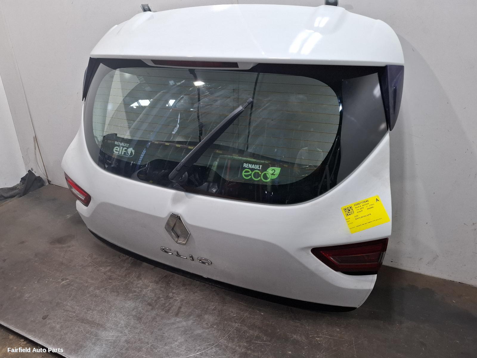 2013-2019 Renault Clio Bootlid Tailgate