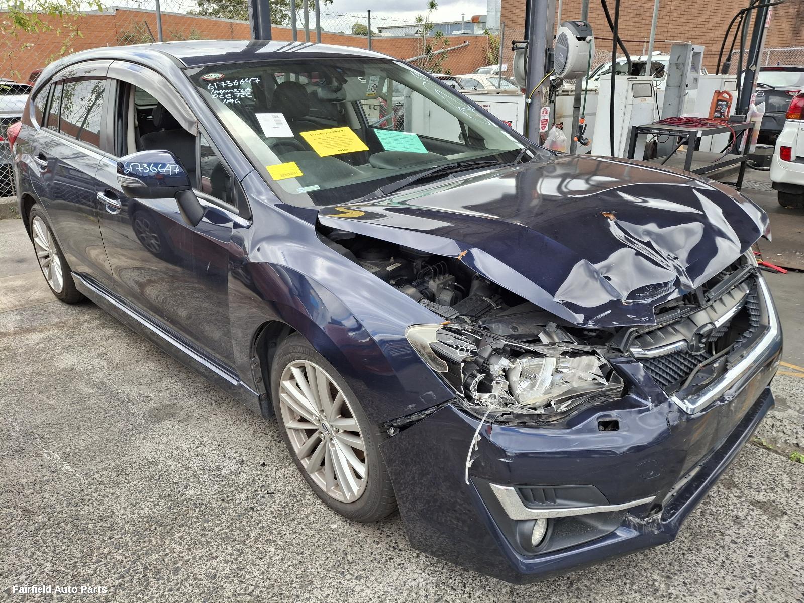 2016 Subaru Impreza Glove Box