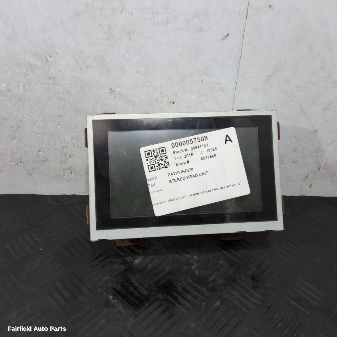 2013-2016 Nissan Pathfinder Radio Cd Dvd Sat Tv