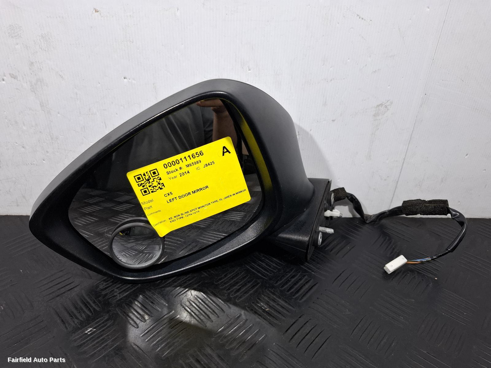 2014-2016 Mazda Cx5 Left Door Mirror
