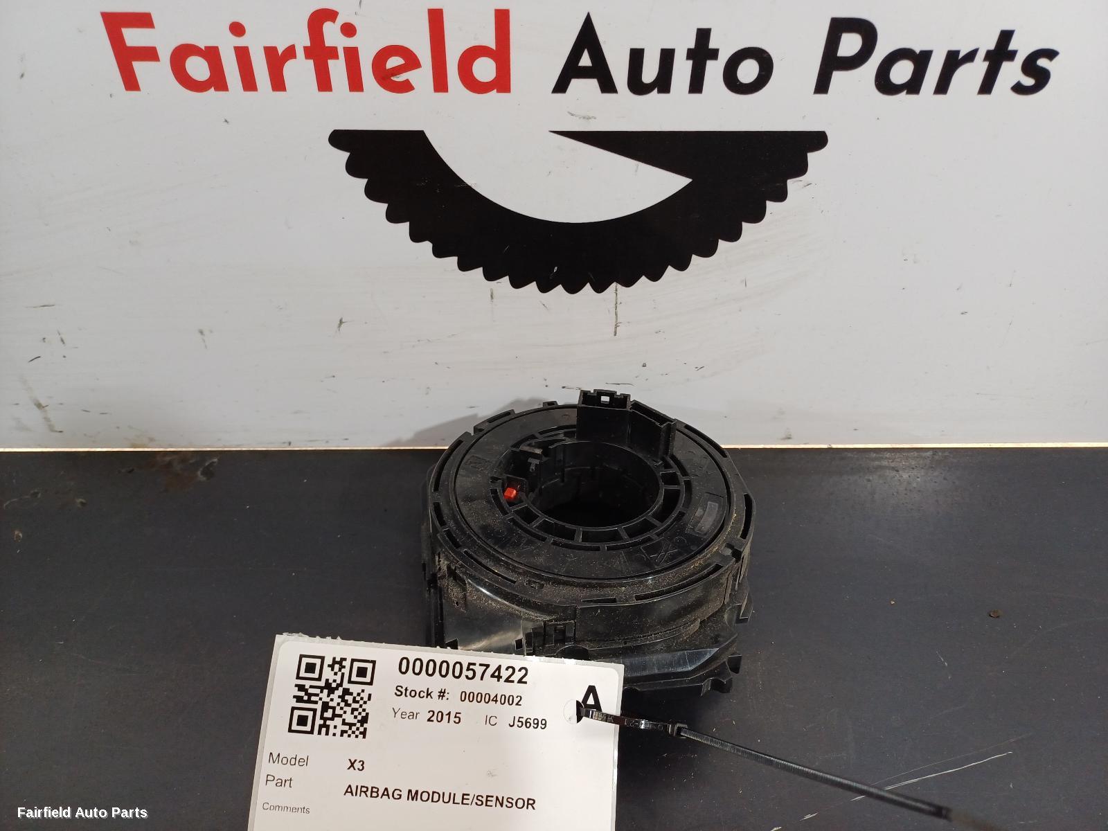 2015-2017 Bmw X3 Airbag Module Sensor
