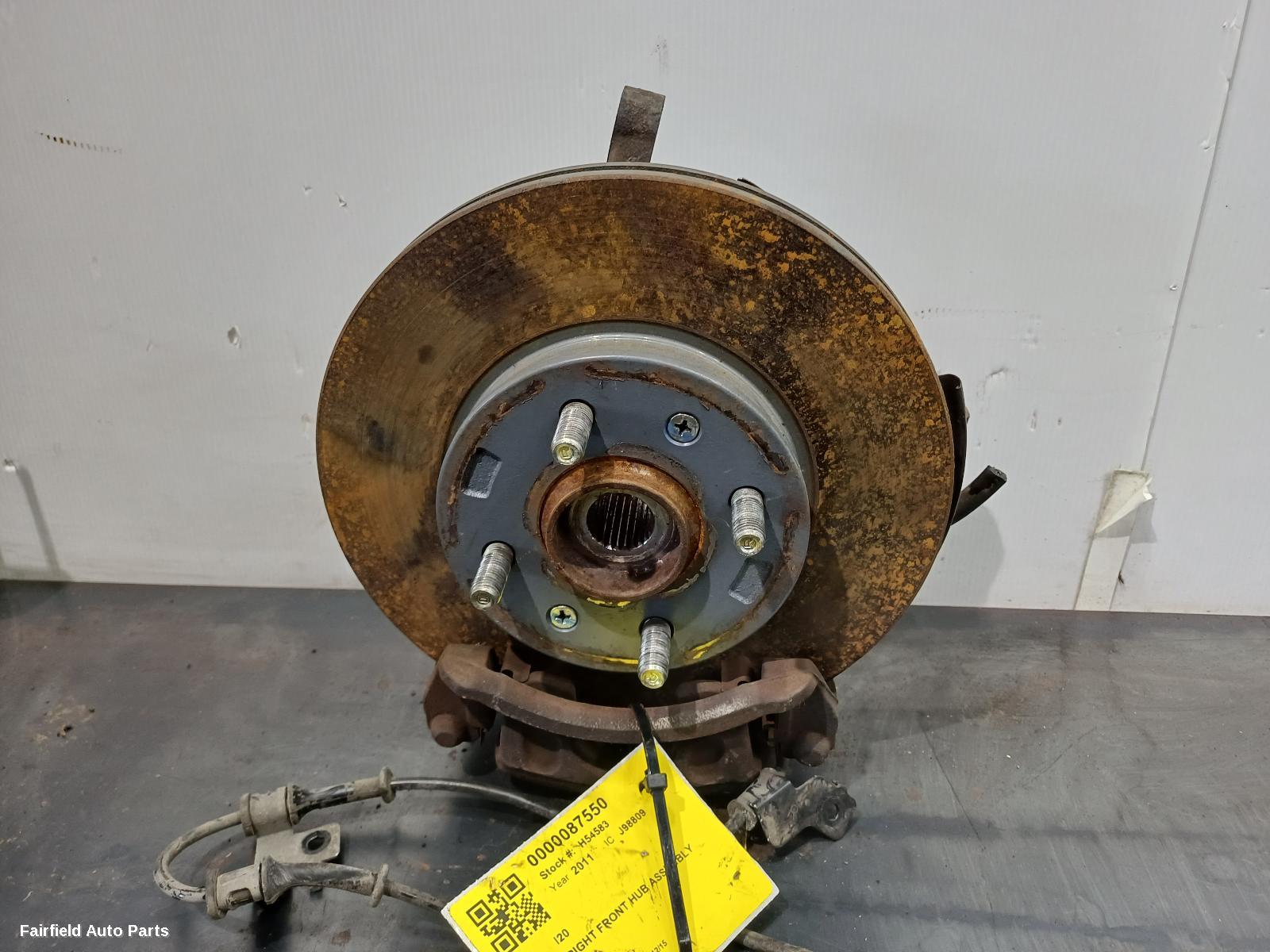 2010-2015 Hyundai I20 Right Front Hub Assembly