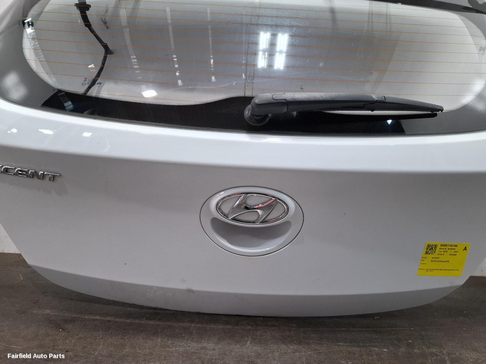 2011-2019 Hyundai Accent Bootlid Tailgate