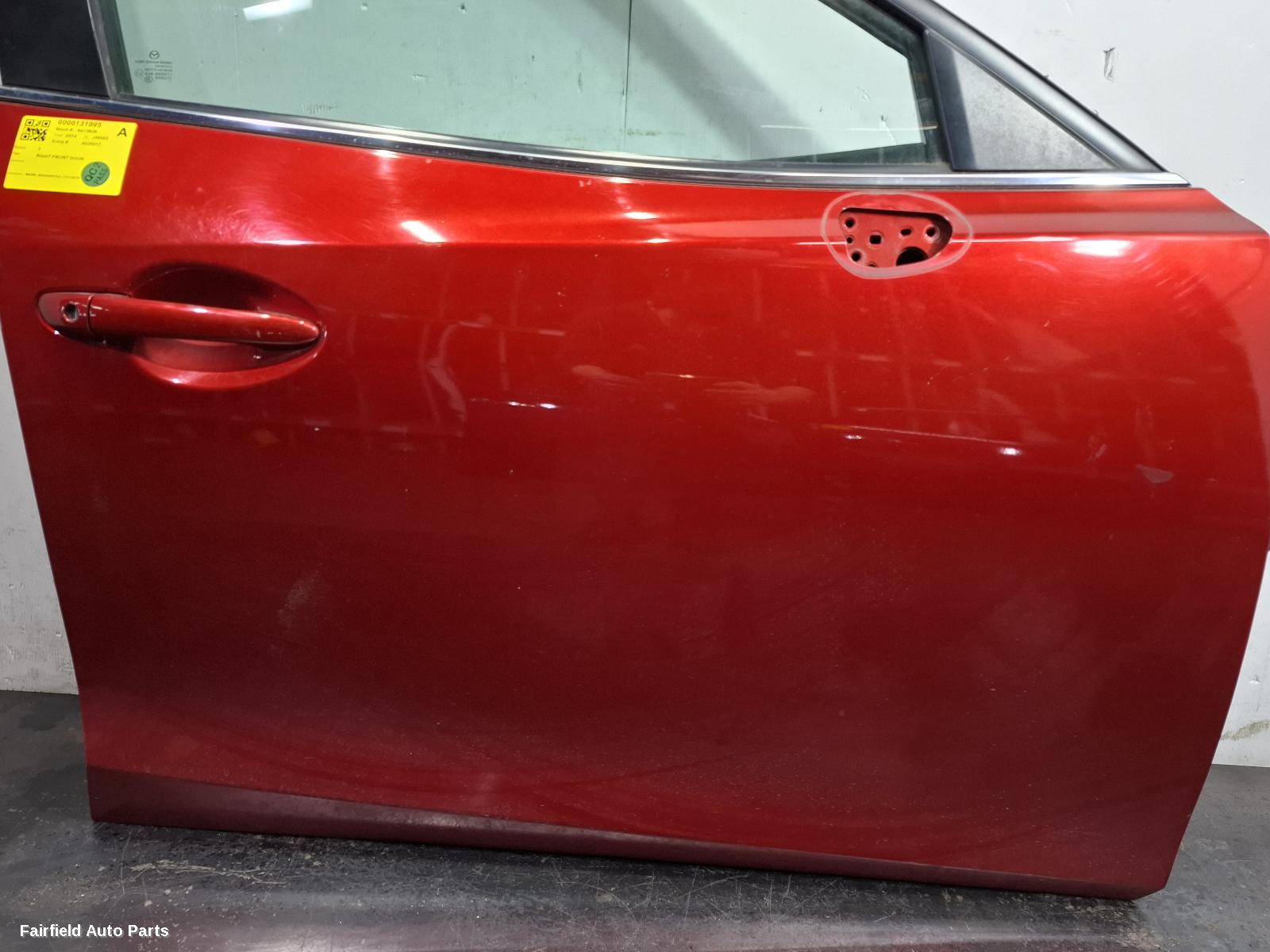 2013-2019 Mazda 3 Right Front Door