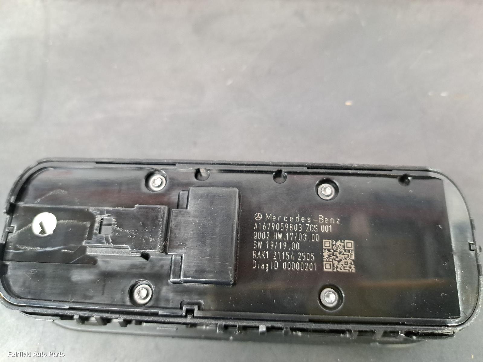 2019-2023 Mercedes Cla Class Pwr Dr Wind Switch