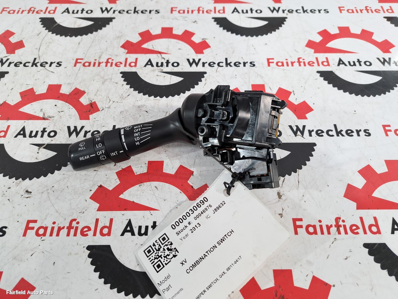 2013 Subaru Xv Combination Switch