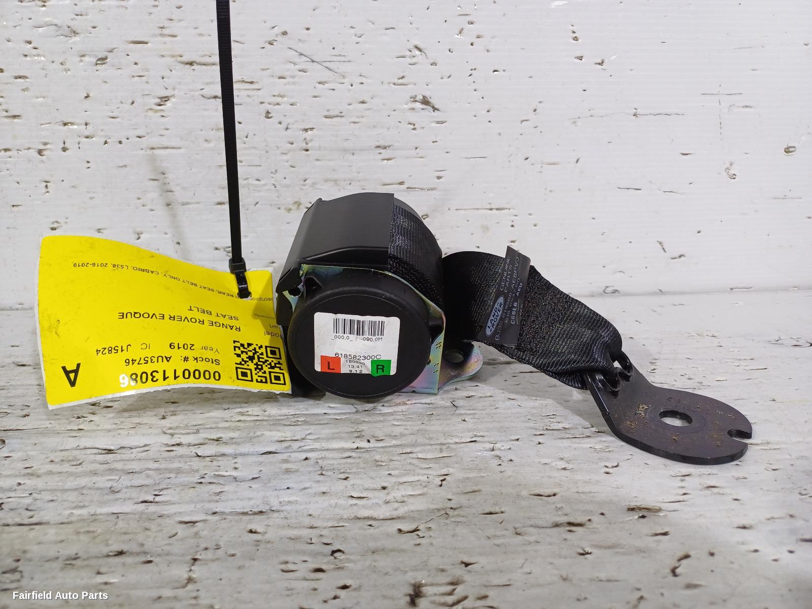 2016-2019 Land Rover Rangerover Evoque Seatbelt Stalk