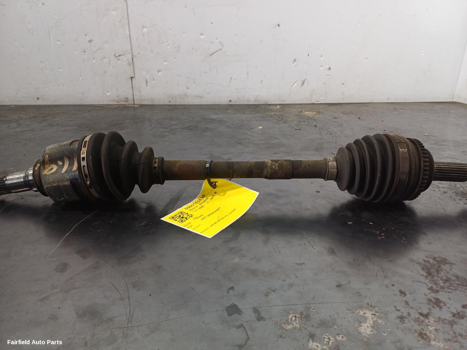 1999-2005 Toyota Echo Left Driveshaft