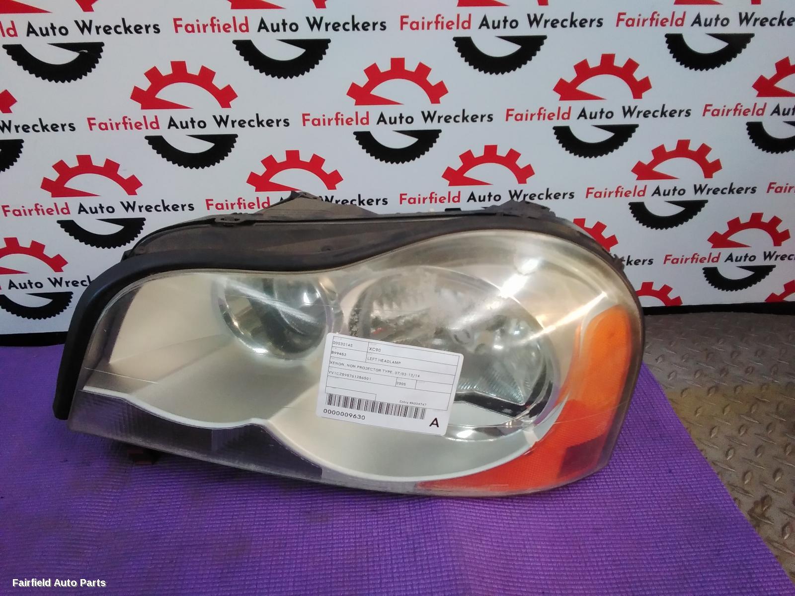 2005 Volvo Xc90 Left Headlamp