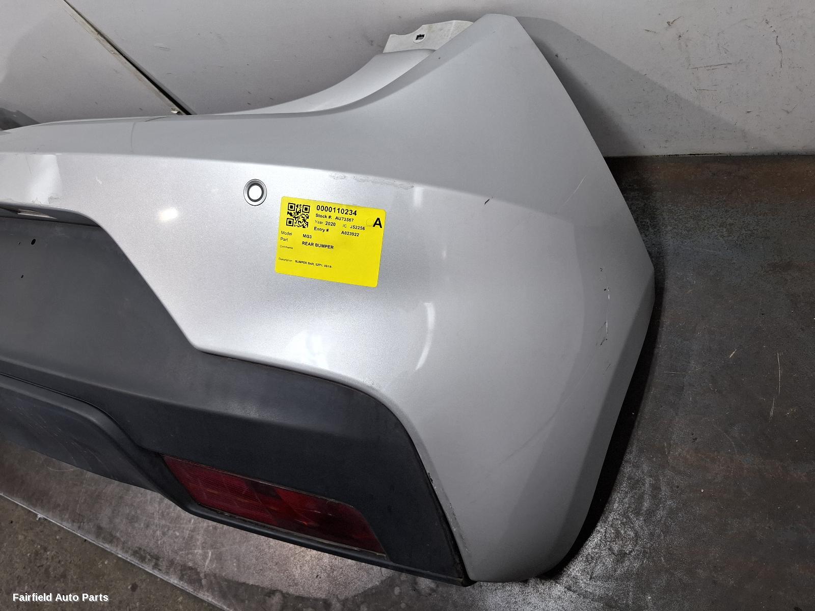 2018-2024 Mg Mg3 Rear Bumper
