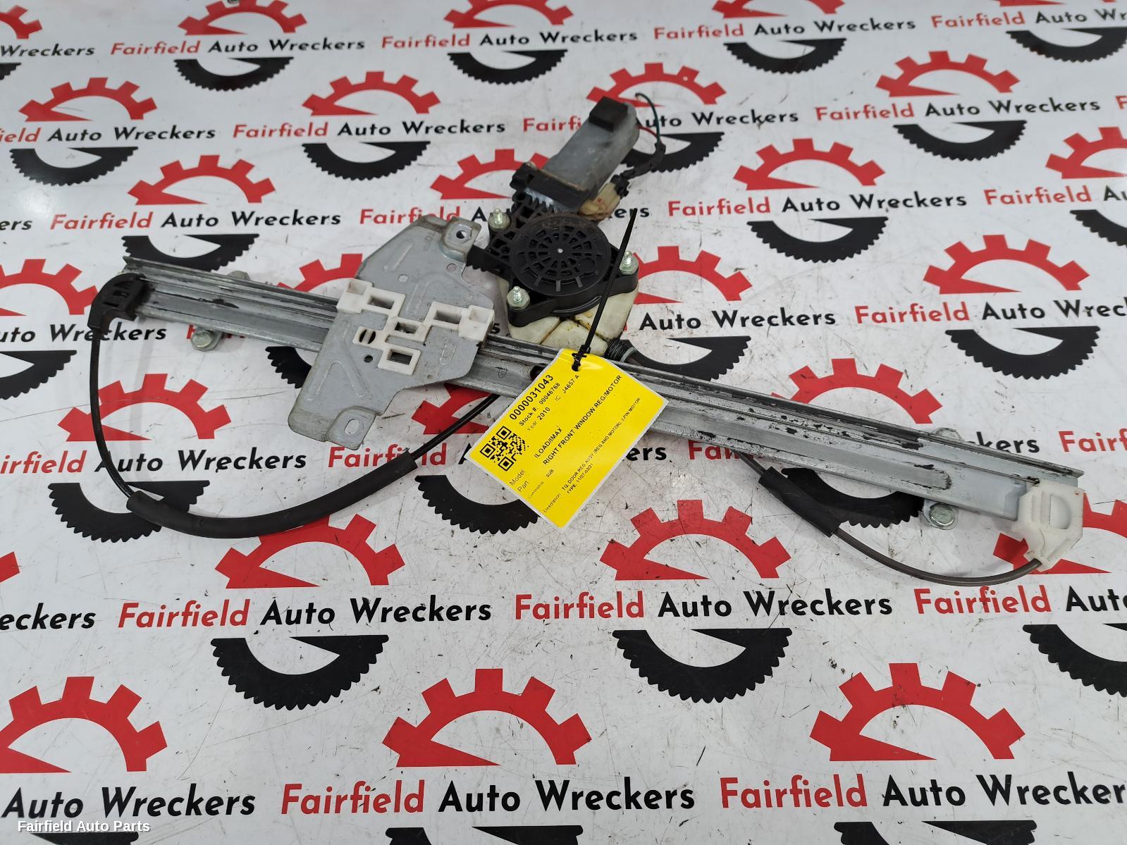 2007-2021 Hyundai Iload/imax Right Front Window Reg Motor