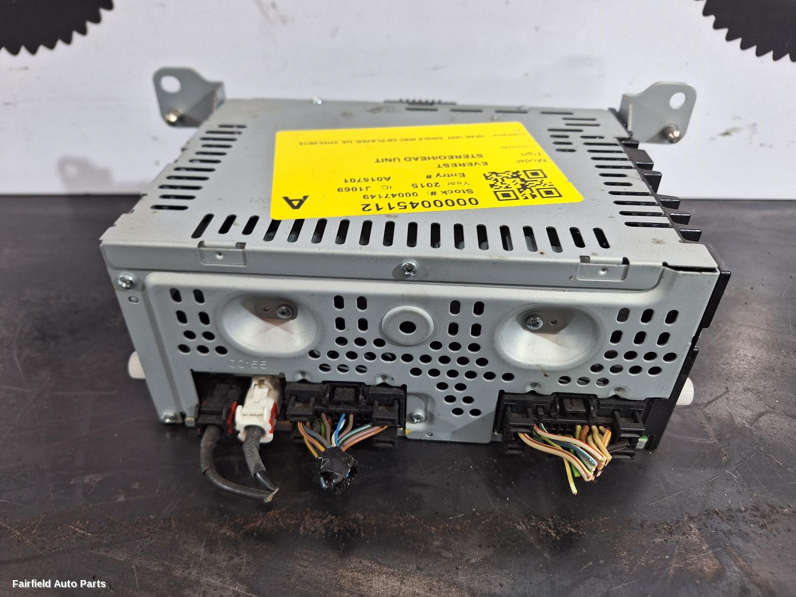 2015-2018 Ford Everest Radio Cd Dvd Sat Tv