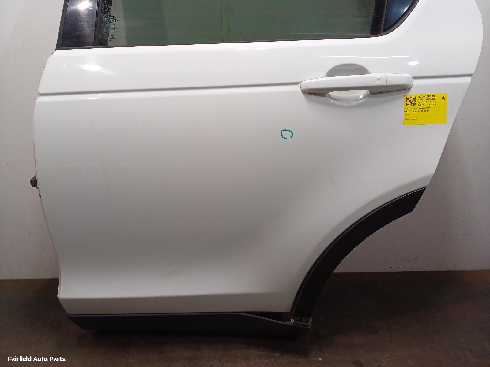 2015-2025 Land Rover Discovery Sport Left Rear Door Sliding