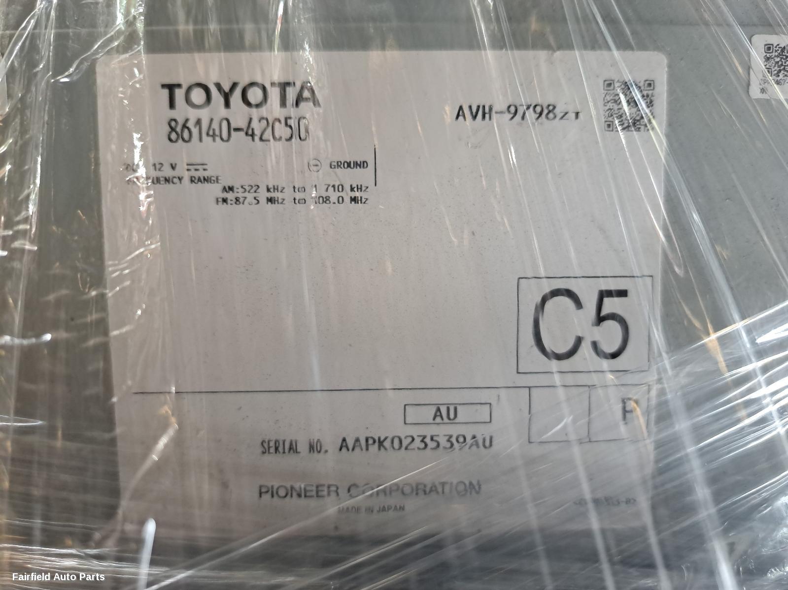 2018-2022 Toyota Rav4 Radio Cd Dvd Sat Tv