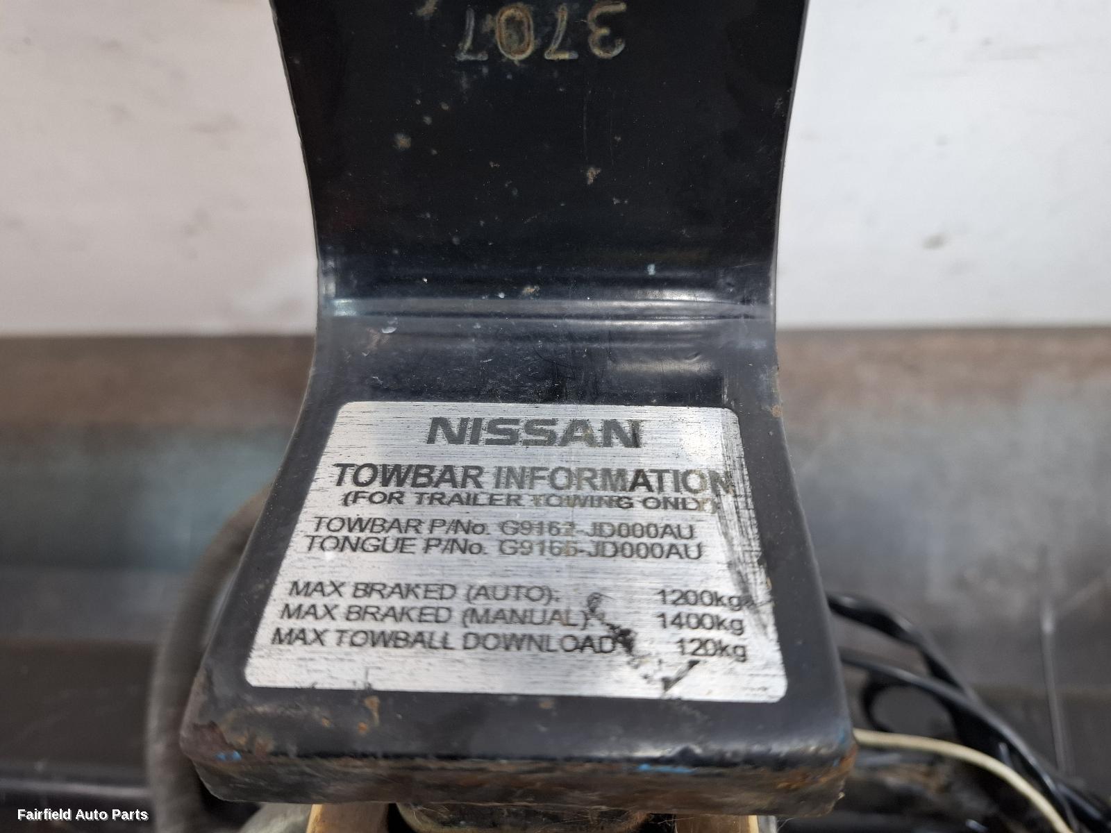 2007-2014 Nissan Dualis Towbar