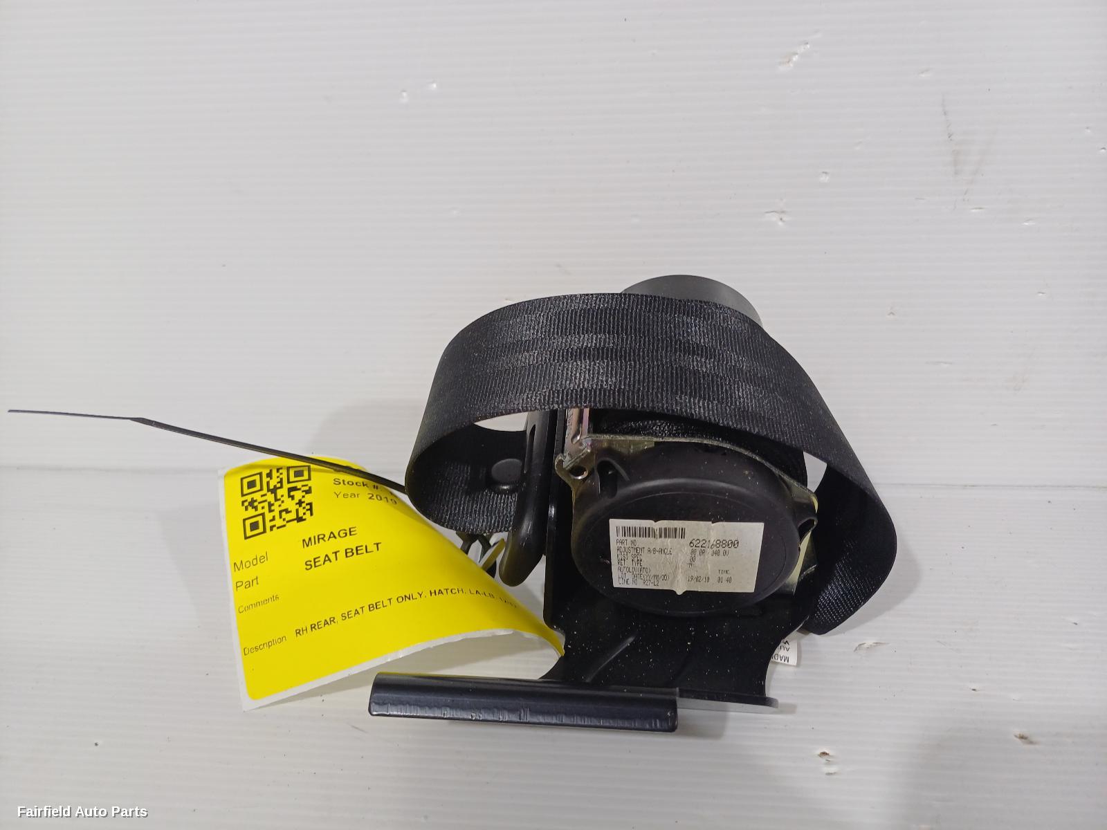 2012-2023 Mitsubishi Mirage Seatbelt Stalk