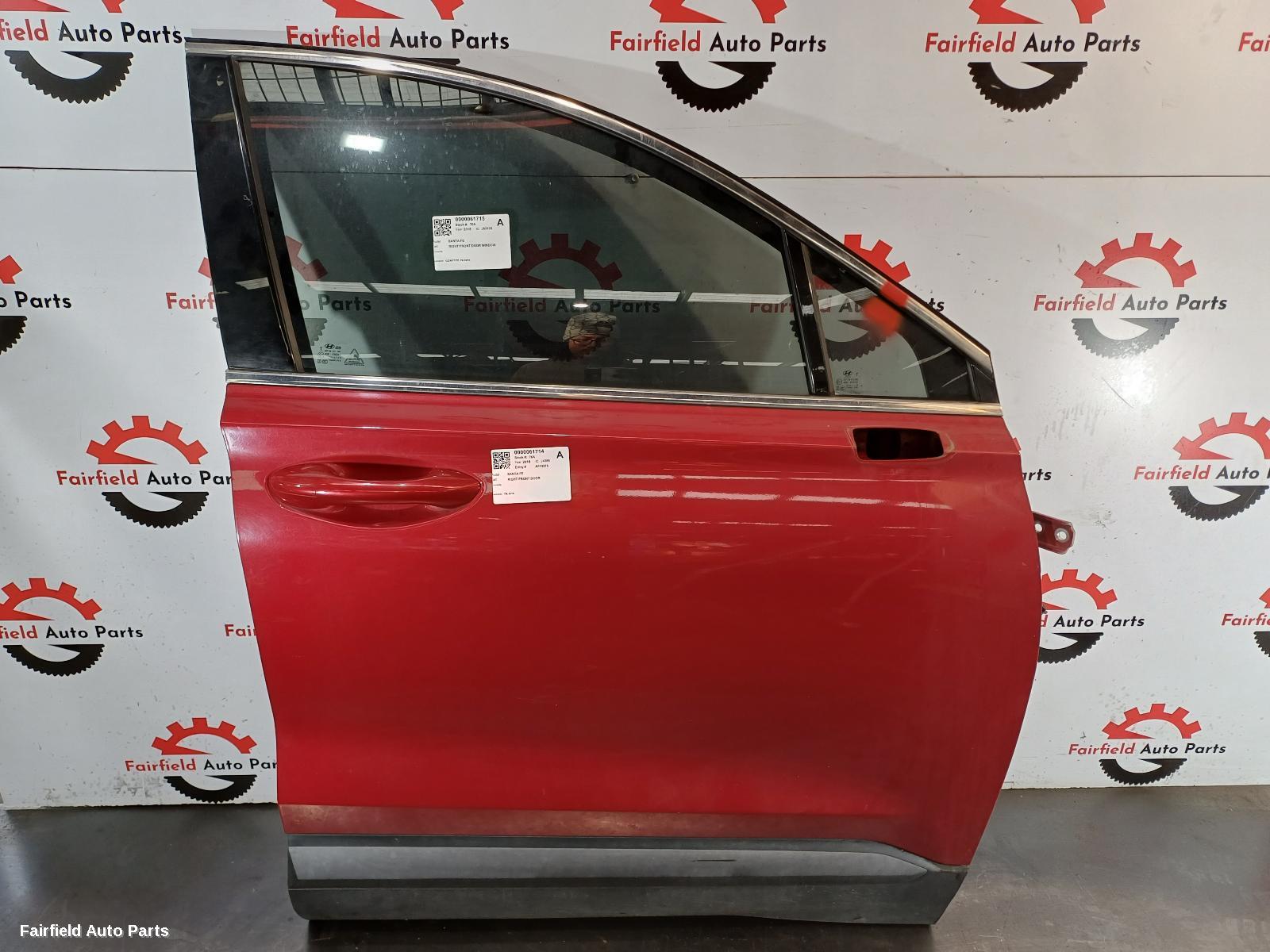 2018-2023 Hyundai Santa Fe Right Front Door