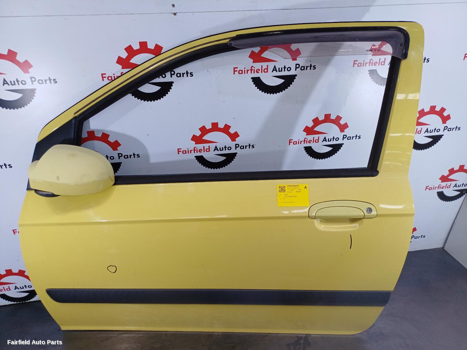 2002-2011 Hyundai Getz Left Front Door