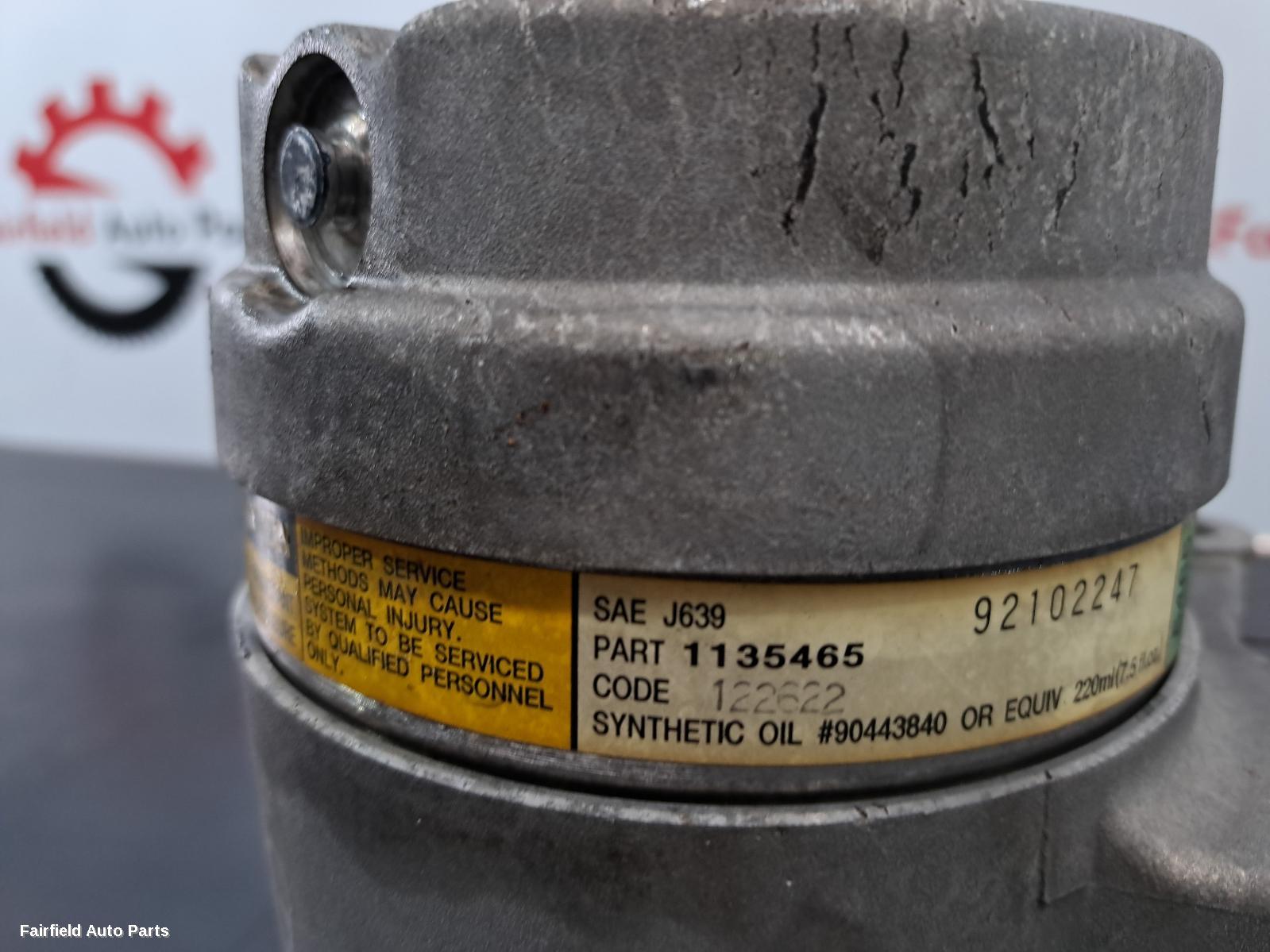 2003 Holden Statesman/caprice A C Compressor