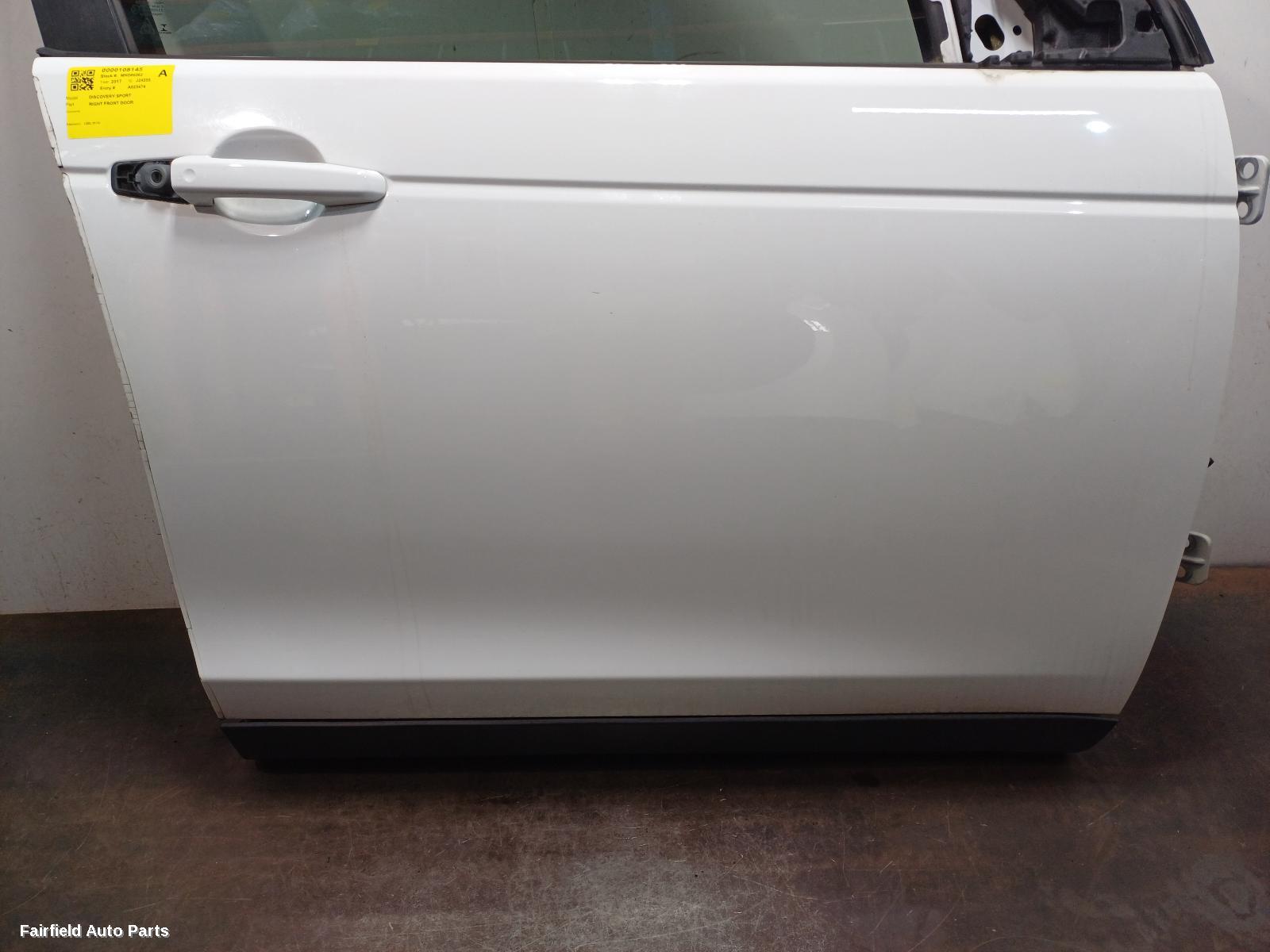 2015-2025 Land Rover Discovery Sport Right Front Door