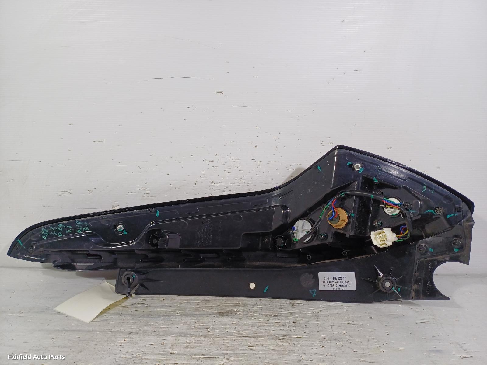 2018-2024 Mg Mg3 Left Taillight