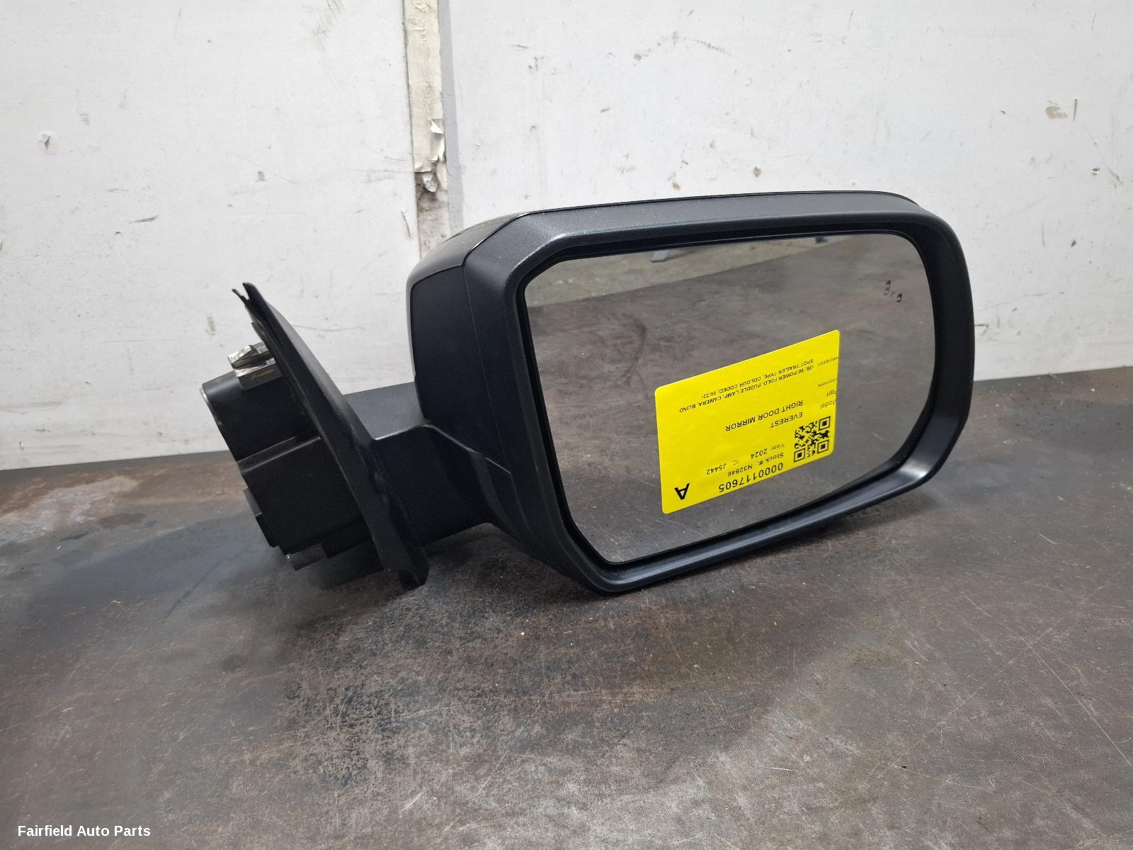 2022-2025 Ford Everest Right Door Mirror