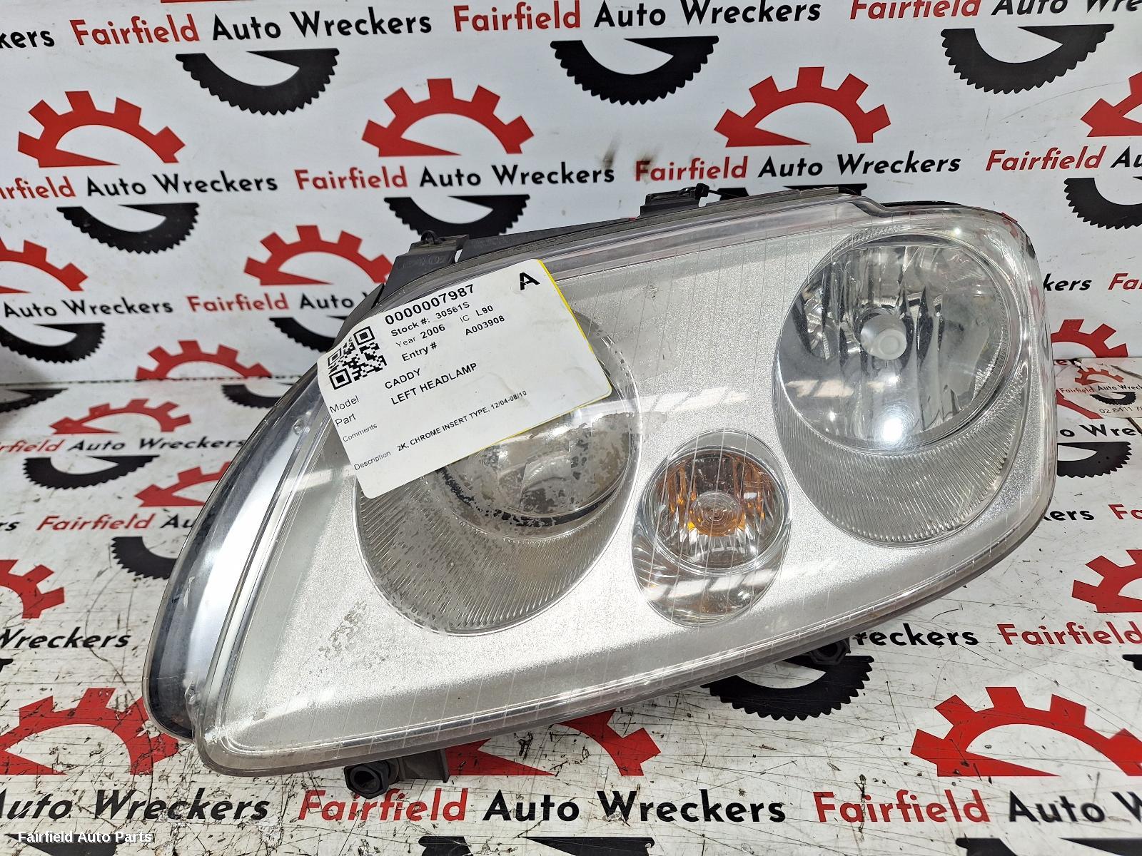 2006 Volkswagen Caddy Left Headlamp