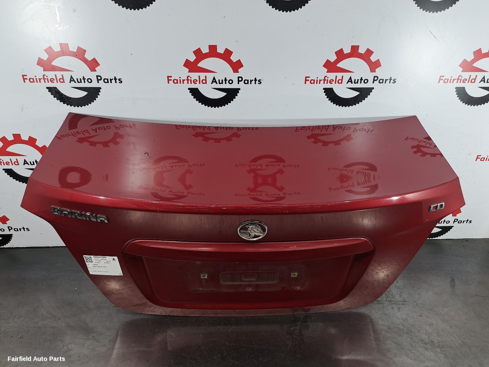 2013 Holden Barina Bootlid Tailgate