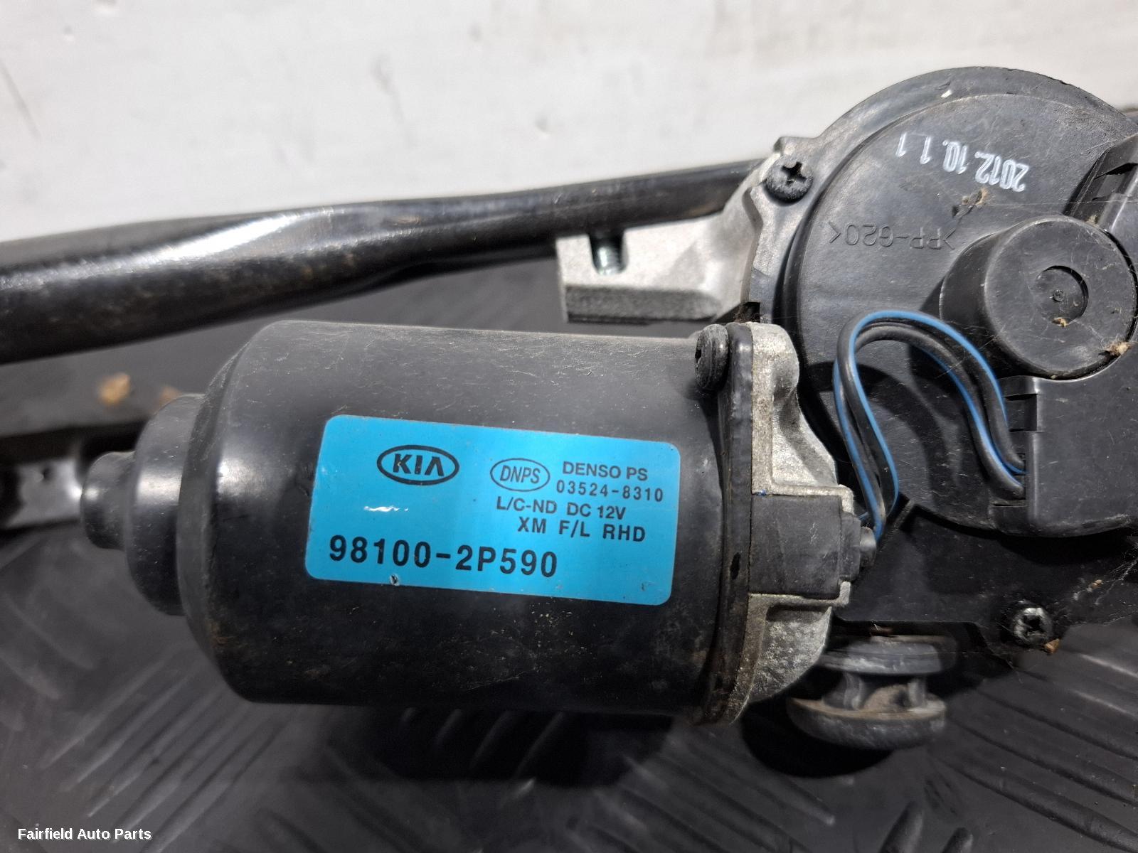 2013 Kia Sorento Wiper Motor