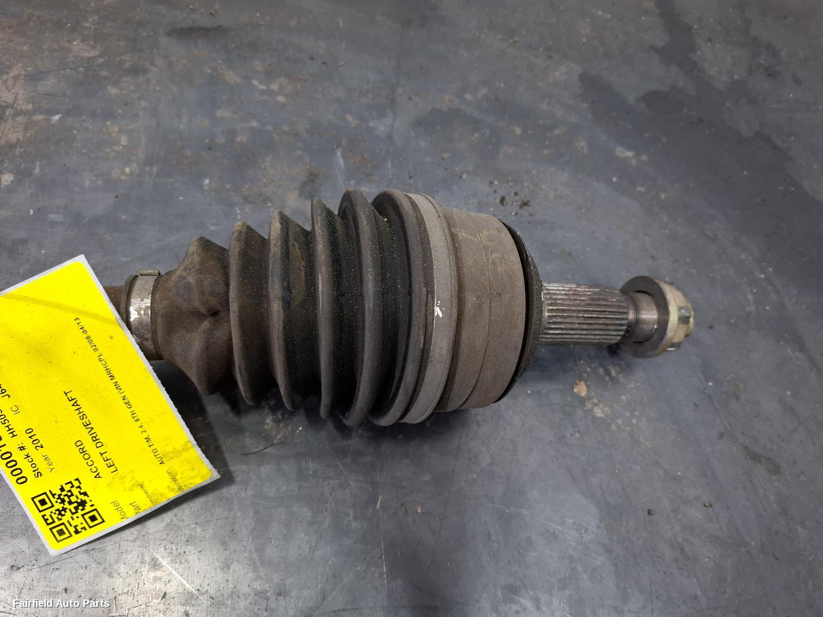 2008-2013 Honda Accord Left Driveshaft