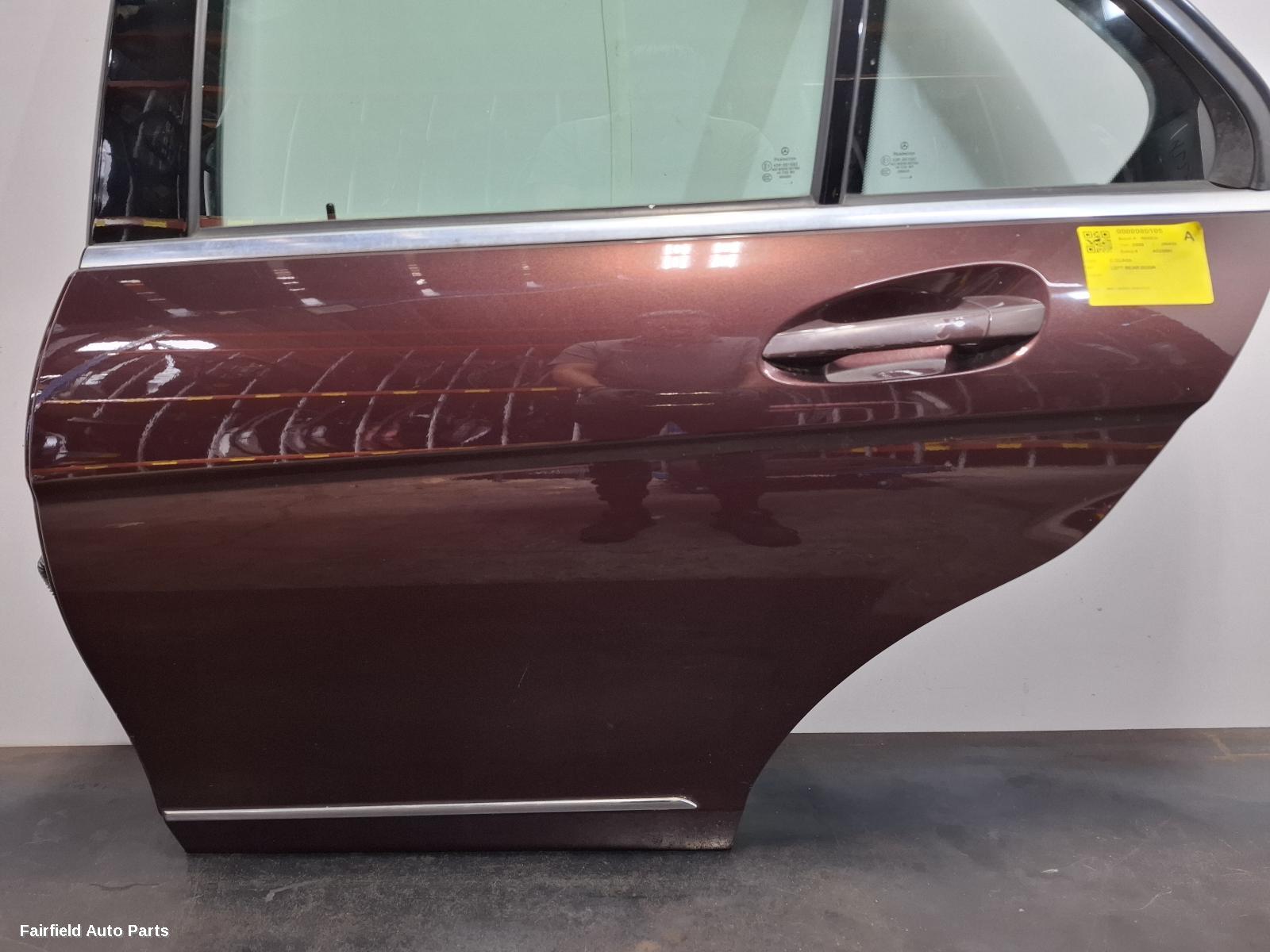 2009 Mercedes C Class Left Rear Door Sliding