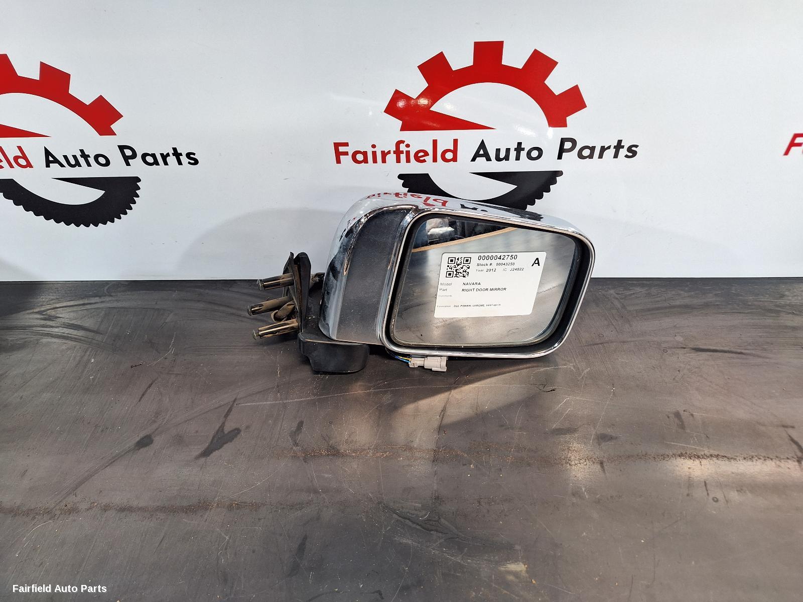 1997-2015 Nissan Navara Right Door Mirror